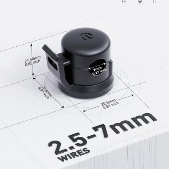 NEW CORD HOLDER, ADHESIVE CABLE ORGANIZER CLIPS 4 PACK - Picture 6 of 10